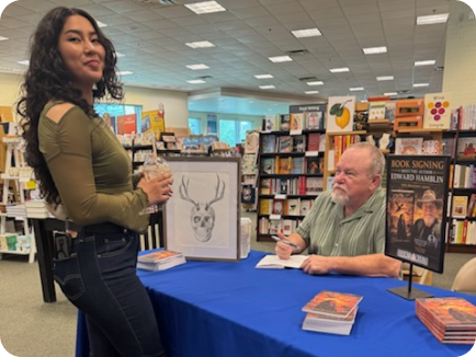 Files and materials delivered on completion of book signing