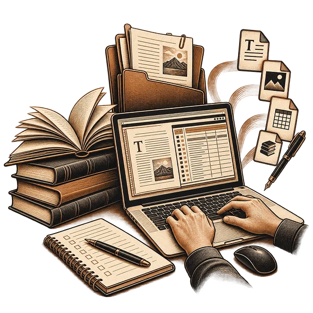 Illustration representing data entry